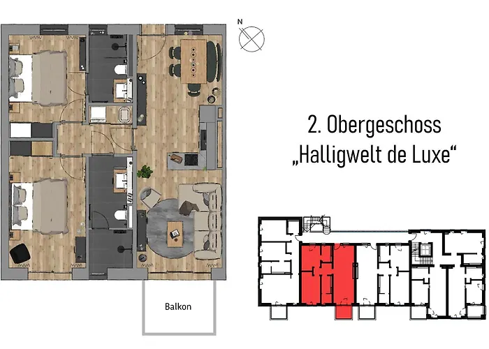 Apartmenthaus Vor Den Halligen Halligwelt De Luxe Appartement